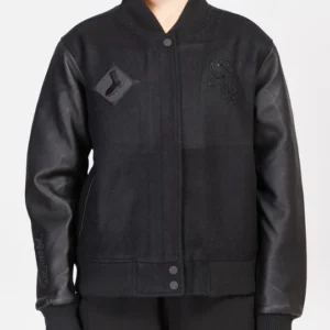 Women's Pro Standard Chicago White Sox Black Varsity Jacket