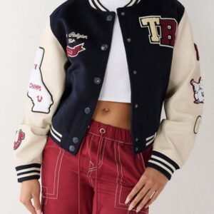 Womens True Religion Varsity Jacket