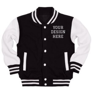 Your Design Here Letterman Kids Jacket
