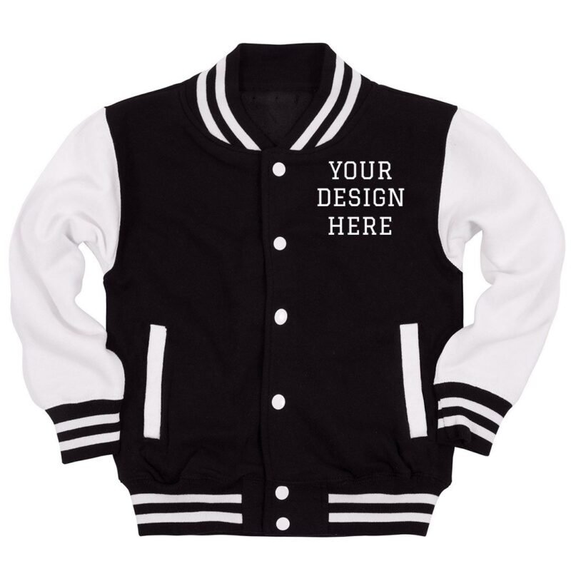 Your Design Here Letterman Kids Jacket
