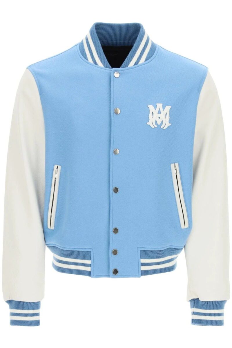 Powder Blue Varsity Jacket