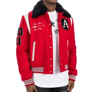 Amiri Always On Point Wool Varsity Jacket