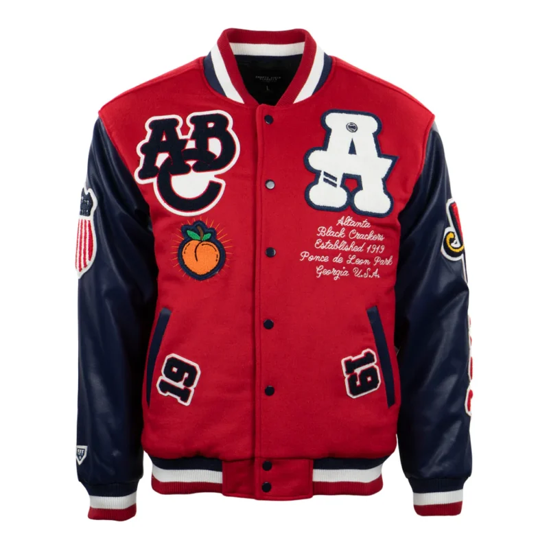 Atlanta Black Crackers Vintage Inspired Varsity Jacket