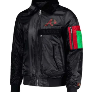 Atlanta Braves Ty Mopkins Black Jacket