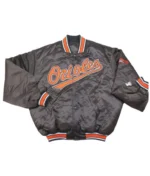 Vintage Baltimore Orioles Black Satin Jacket