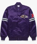 baltimore-ravens-jacket-600x700-1-1.webp Baltimore Ravens Starter Purple Satin Jacket
