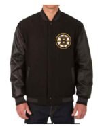 black-boston-bruins-nhl-varsity-jacket.jpg Black Boston Bruins NHL Varsity Jacket