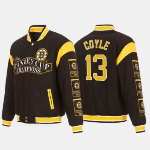 Boston Bruins 13 Coyle Stanley Cup Champion Jacket