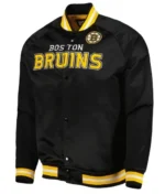 Boston Bruins Black Satin Jacket Boston Bruins Black Satin Jacket