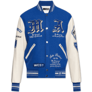 Amiri Logo Embroidered Dream Team Varsity Jacket