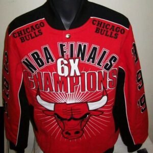 Chicago Bulls 6 Time NBA Cotton Jacket