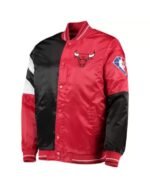 Chicago Bulls Color Block The Leader Satin Jacket