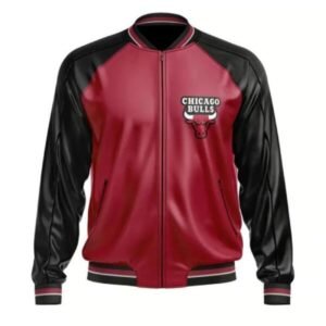 Chicago Bulls NBA Leather Bomber Jacket