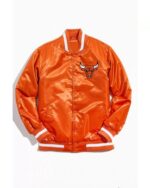 Chicago Bulls NBA Orange Satin Jacket