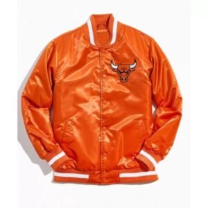 Chicago Bulls NBA Orange Satin Jacket