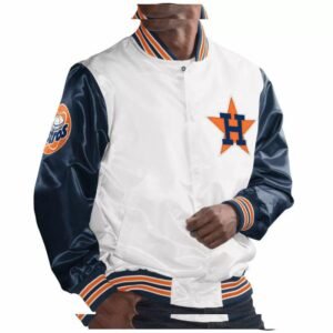Houston Astros White The Legend Satin Jacket