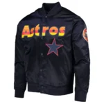 Wordmark Houston Astros Bomber Satin Jacket