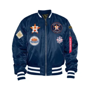 Houston Astros X Alpha X New Era MA-1 Bomber Jacket