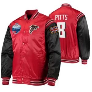 Kyle Pitts Atlanta Falcons NFL Satin Jacket
