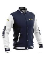 Chargers Cute Pullover Blue Baseball Jacket Chargers Cute Pullover Blue Baseball Jacket