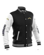 Chargers Cute Pullover Black Baseball Jacket Chargers Cute Pullover Black Baseball Jacket