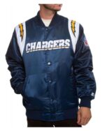 Mens Chargers Satin Jacket