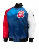MLB Atlanta Braves Tricolor Satin Jacket