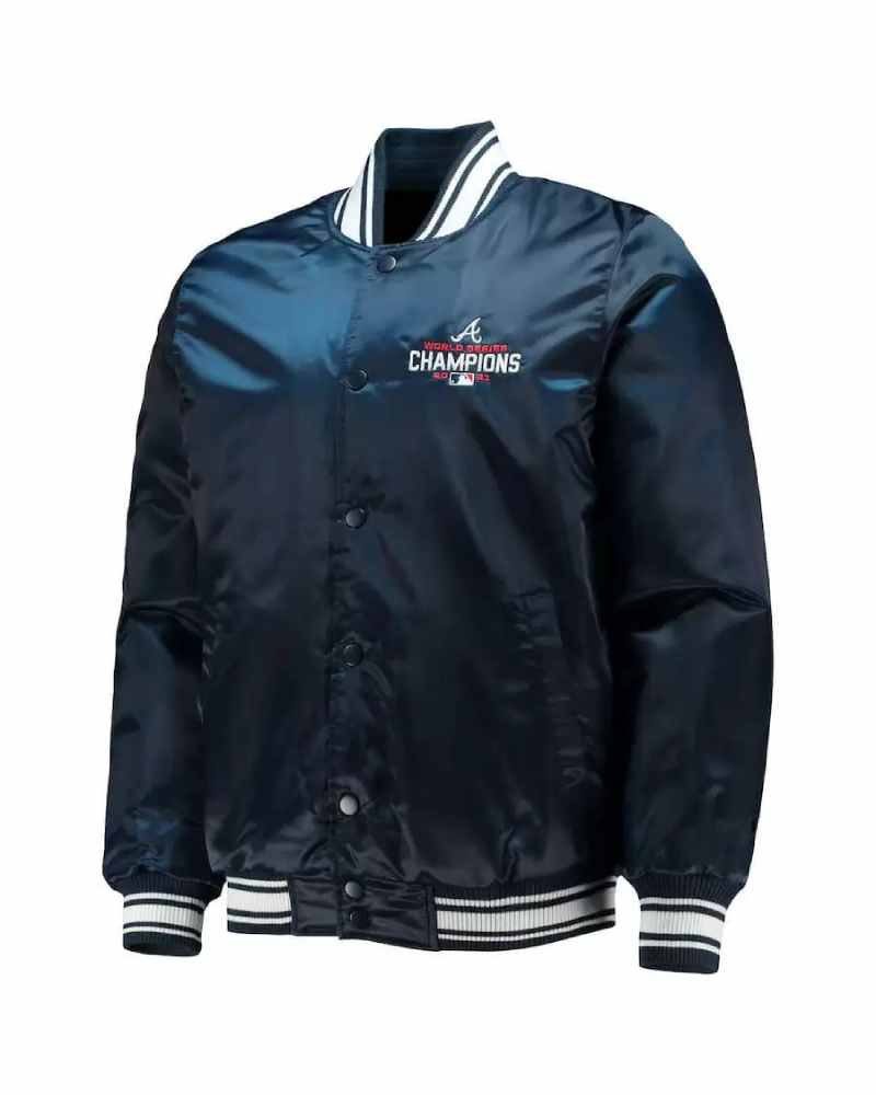 MLB Atlanta Braves World Series Champions Satin Jacket MLB Atlanta Braves World Series Champions Satin Jacket