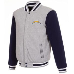 Chargers JH Design Grey Jacket