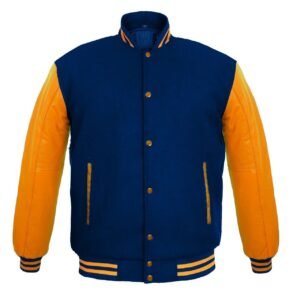 Yellow Blue Varsity Jacket