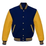 Yellow And Blue Varsity Jacket