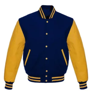 Yellow And Blue Varsity Jacket