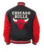 Vintage Chicago Bulls Letterman Varsity Bomber NBA Black & Red Wool Sport Jacket Vintage Chicago Bulls Letterman Varsity Bomber NBA Black & Red Wool Sport Jacket