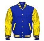 Blue And Yellow Varsity Jacket