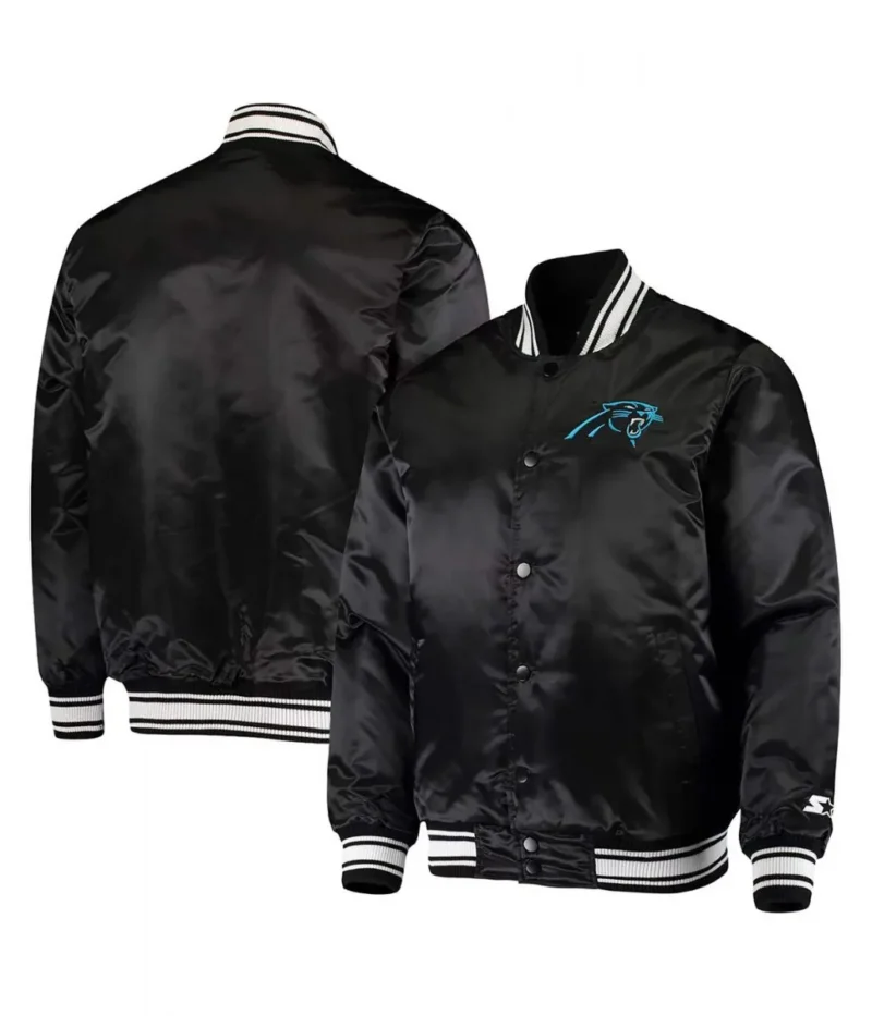 Carolina Panthers Locker Room Satin Jacket