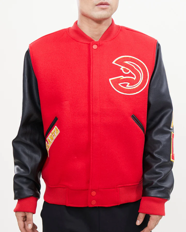 Atlanta Hawks Classic Wool Varsity Jacket Atlanta Hawks Classic Wool Varsity Jacket