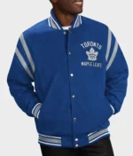 Toronto Maple Leafs Tailback Blue Varsity Jacket