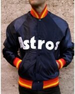 Vintage 80s Baseball Houston Astros Satin Jacket Vintage 80s Baseball Houston Astros Satin Jacket