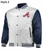 Atlanta Braves The Legend White and Blue Jacket