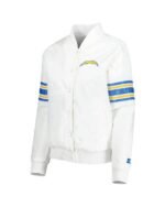 Chargers Starter White Line Up Jacket