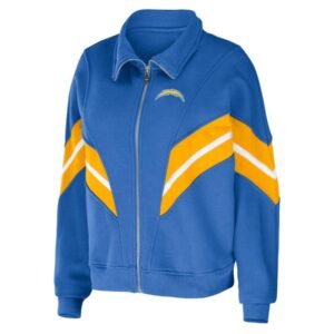 Chargers Yarn Dye Stripe Jacket