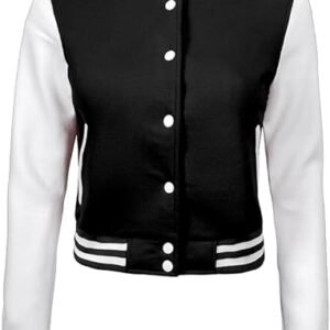 Crop Varsity Jacket