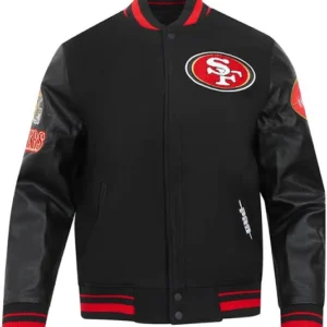 49ers Varsity Jacket Mens