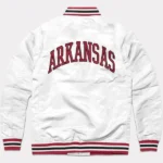 Back Arkansas Varsity Jacket