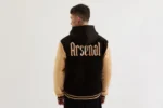 Back arsenal varsity jacket