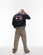 Varsity Jacket Black Mens