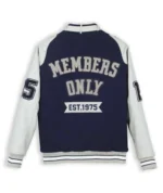 Back varsity jacket men