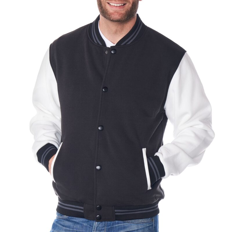Black White Varsity Jacket