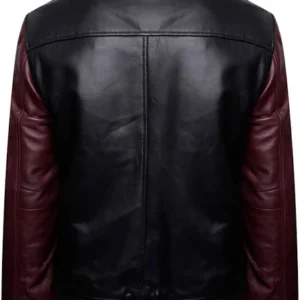 Black All Leather Varsity Jacket
