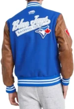 Blue And Brown Varsity Jacket